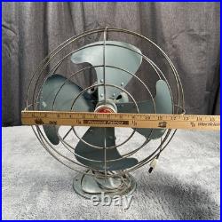 Vintage General Electric (GE) Vortalex Fan Spec FM12V43 110/120V CY60 Art Deco