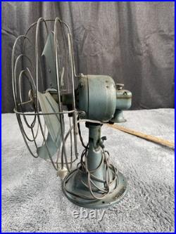 Vintage General Electric (GE) Vortalex Fan Spec FM12V43 110/120V CY60 Art Deco