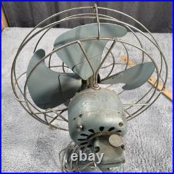 Vintage General Electric (GE) Vortalex Fan Spec FM12V43 110/120V CY60 Art Deco