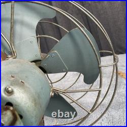 Vintage General Electric (GE) Vortalex Fan Spec FM12V43 110/120V CY60 Art Deco