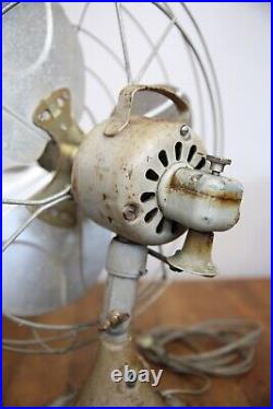 Vintage General Electric Oscillating Fan 15 blades metal industrial GE Vintage Vintage General Electric Oscillating Fan 15 blades metal industrial GE Vintage