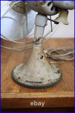 Vintage General Electric Oscillating Fan 15 blades metal industrial GE Vintage Vintage General Electric Oscillating Fan 15 blades metal industrial GE Vintage