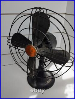 Vintage General Electric Oscillating Fan 1930s Antique Untested Needs Rewire