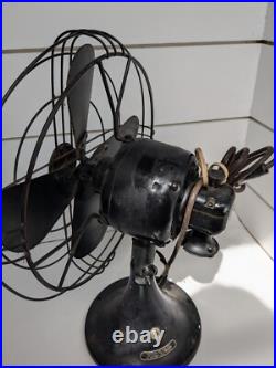 Vintage General Electric Oscillating Fan 1930s Antique Untested Needs Rewire