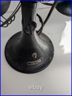 Vintage General Electric Oscillating Fan 1930s Antique Untested Needs Rewire