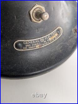 Vintage General Electric Oscillating Fan 1930s Antique Untested Needs Rewire