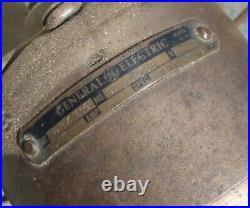 Vintage General Electric Standing Floor Fan 30s 40s Art Deco Era 42 H 10Blade