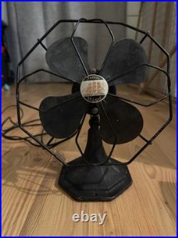Vintage General Electric Trade Wind 8in Non-Oscillating Desktop Fan Black 49X718
