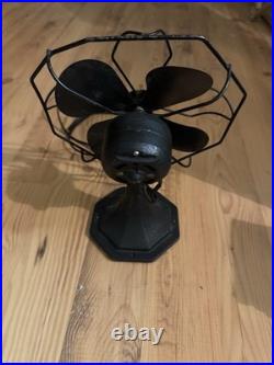 Vintage General Electric Trade Wind 8in Non-Oscillating Desktop Fan Black 49X718