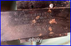 Vintage Gilbert Polar Club Modernist Sea Foam Blue Desk Fan Works