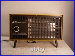 Vintage Gold Yellow Arvin MCM Space Heater Fan Model 30H23