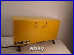 Vintage Gold Yellow Arvin MCM Space Heater Fan Model 30H23