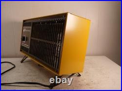 Vintage Gold Yellow Arvin MCM Space Heater Fan Model 30H23