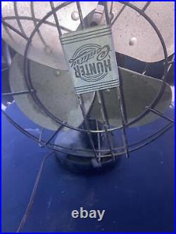 Vintage HUNTER CENTURY 10 Electric Oscillating Fan -SIT-10