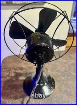 Vintage Hunter Century Fan Black 8 Desk Model 510