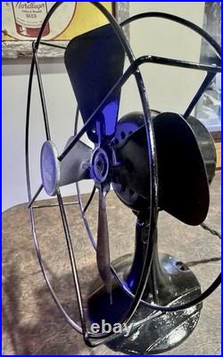 Vintage Hunter Century Fan Black 8 Desk Model 510