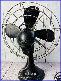 Vintage Hunter Century Type C-16 Fan 16 Works Quiet Retro Industrial Decor
