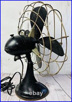 Vintage Hunter Century Type C-16 Fan 16 Works Quiet Retro Industrial Decor