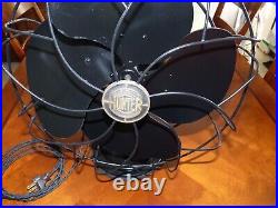 Vintage Hunter Fan 12 Inch 3-Speed Works, Fulton N. Y