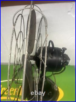 Vintage Hunter Fan and Ventilating Co Not Working Type CG-16 Cat #262 PROP