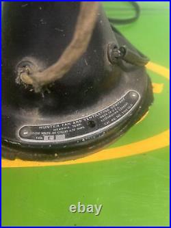 Vintage Hunter Fan and Ventilating Co Not Working Type CG-16 Cat #262 PROP