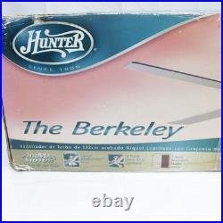 Vintage Hunter The Berkeley 52 Brushed Nickel Ceiling Fan W Bowl Light 23481