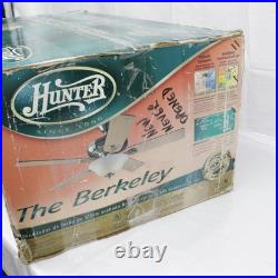 Vintage Hunter The Berkeley 52 Brushed Nickel Ceiling Fan W Bowl Light 23481