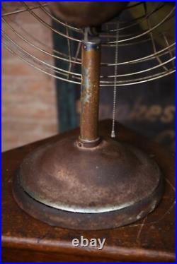 Vintage Industrial Fan General Electric Motor Airplane Propeller 20 Blades
