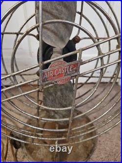 Vintage Industrial Propeller Air Castle 559 Fan Universal Electric Co