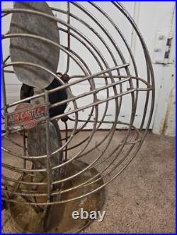 Vintage Industrial Propeller Air Castle 559 Fan Universal Electric Co