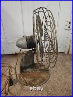 Vintage Industrial Propeller Air Castle 559 Fan Universal Electric Co