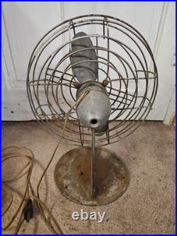 Vintage Industrial Propeller Air Castle 559 Fan Universal Electric Co