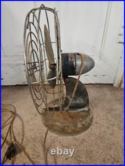 Vintage Industrial Propeller Air Castle 559 Fan Universal Electric Co