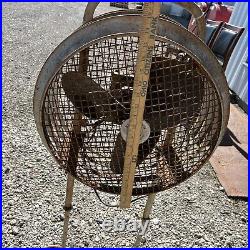 Vintage Industrial Westinghouse Mobilaire Floor Fan 16 WORKS Can stand 50