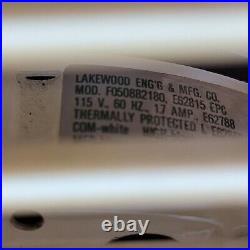 Vintage K-Mart Lakewood 3 Speed 20 Whisper Quiet Box Fan Kmart Beige K-223 Woks