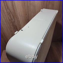 Vintage K-Mart Lakewood 3 Speed 20 Whisper Quiet Box Fan Kmart Beige K-223 Woks