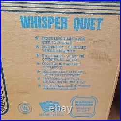Vintage K-Mart Lakewood 3 Speed 20 Whisper Quiet Box Fan Kmart Beige K-223 Woks