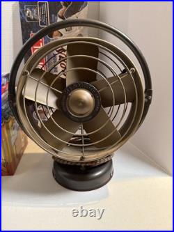 Vintage Kenmore 2 Speed 5 Blade Table Fan Model 124.8055 Vornado Style 9 Or 10