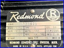 Vintage Kisco 7000 R20 Redmond Electric Motor Shop Stepping Stool Metal Fan Seat