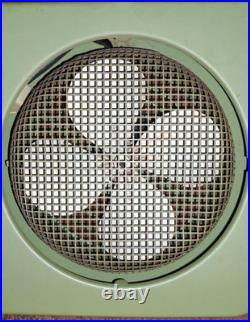 Vintage Lakewood Twin 8 Portable Fan, Model T-8, Separate Spinning Fans