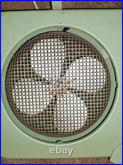 Vintage Lakewood Twin 8 Portable Fan, Model T-8, Separate Spinning Fans