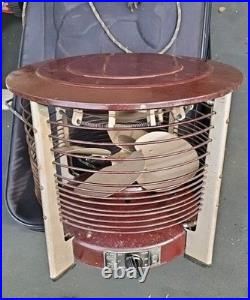 Vintage Le John MCM Mid Century Modern Ottoman Floor Fan/Heater Hassock LeJohn