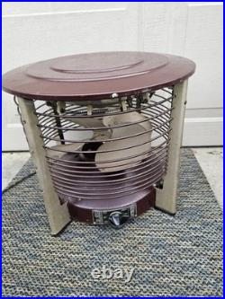 Vintage Le John MCM Mid Century Modern Ottoman Floor Fan/Heater Hassock LeJohn