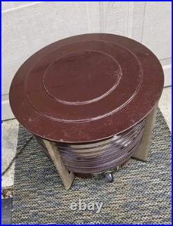 Vintage Le John MCM Mid Century Modern Ottoman Floor Fan/Heater Hassock LeJohn