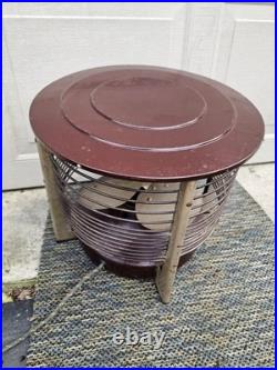 Vintage Le John MCM Mid Century Modern Ottoman Floor Fan/Heater Hassock LeJohn