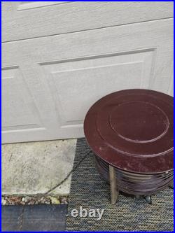 Vintage Le John MCM Mid Century Modern Ottoman Floor Fan/Heater Hassock LeJohn