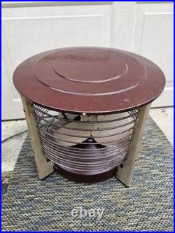 Vintage Le John MCM Mid Century Modern Ottoman Floor Fan/Heater Hassock LeJohn