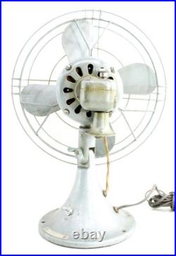 Vintage MCM Ge General Electric Oscillating Floor Desk Fan Model Fm12s41 Nice