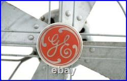 Vintage MCM Ge General Electric Oscillating Floor Desk Fan Model Fm12s41 Nice
