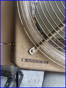 Vintage Metal Fan for Window, Reversible With 2 Speeds, Works Wonders